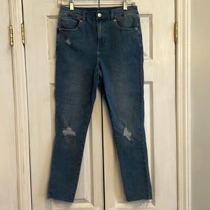 Express Cropped Skinny High Rise Ultra Hyper Stretch Size M REG 6/8/10